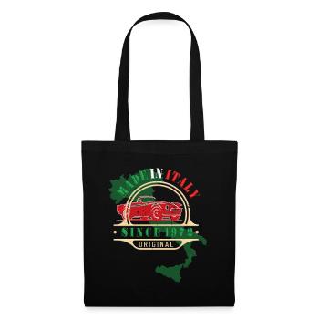 Made in Italy Spider 124 Cabrio 1972 Oldtimer - Tote Bag - black - Front