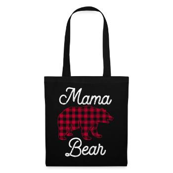 Mama Bear - Stoffbeutel - Schwarz - Vorne