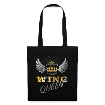 Biker Motorcycle Motorcycling Goldwing Queen - Tote Bag - black - Front