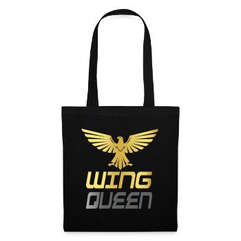 Biker Motorcycle Motorcycling Goldwing Queen - Tote Bag - black - Front
