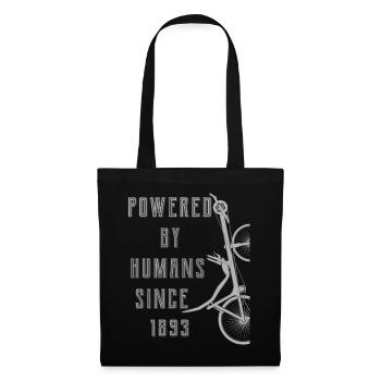 POWERED BY HUMANS SINCE 1893 - Tote Bag - black - Front