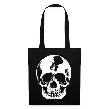 Horror Skull Skull Art Skull Gothic Heavy Metal - Tote Bag - black - Front