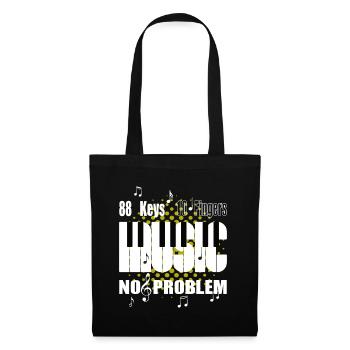 Piano Piano 88Touches 10Doigts Instrument de Musique - Sac en tissu - noir - Devant
