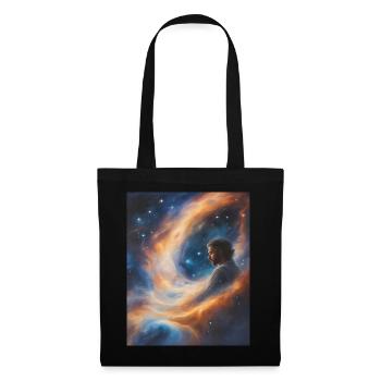 God transcends in stardust - Tote Bag - black - Front