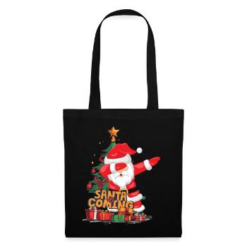 Christmas Santa Claus St. Nicholas Dabbing - Tote Bag - black - Front