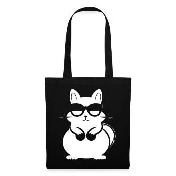 Funny Squirrel Wearing Sunglasses Squirrels - Tote Bag - black - Front