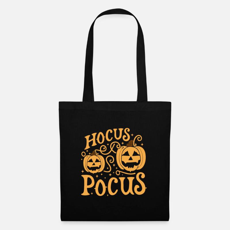 Hokuspokus, Halloween-Feiern - Stoffbeutel - Schwarz