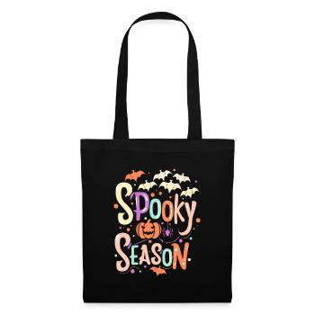 Halloween Spooky Season - Genieße den Spukspaß - Stoffbeutel - Schwarz - Vorne