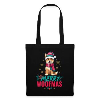 FRÖHLICHE WOOFMAS - Stoffbeutel - Schwarz - Vorne