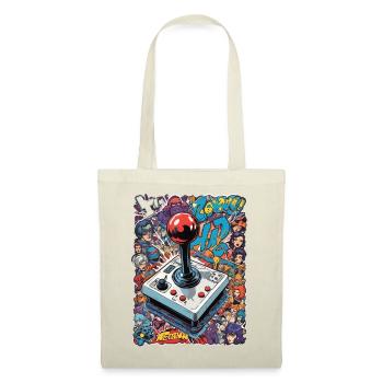 Retro Gamer Joystick / Controller Jeux de console - Sac en tissu - nature - Devant