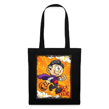 Cute Witch Halloween Trick Or Treat Fun - Tote Bag - black - Front