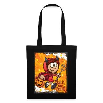 Cute Witch Halloween Trick Or Treat Fun - Tote Bag - black - Front