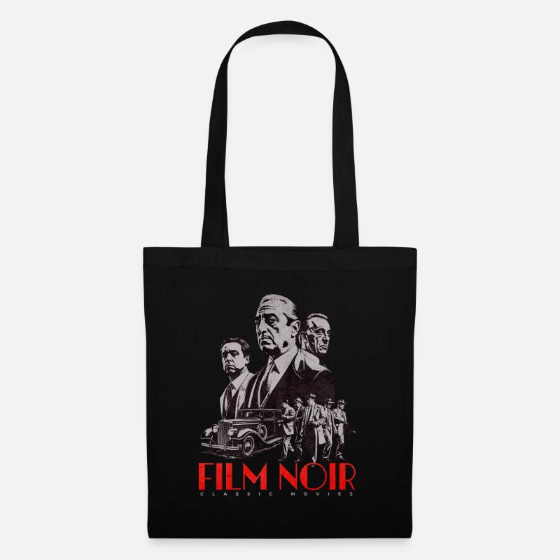 Film noir - Stoffbeutel - Schwarz