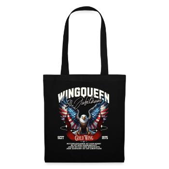 Goldwing Wing Queen 50e anniversaire 1975 - Sac en tissu - noir - Devant