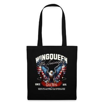Goldwing Wing Queen 50e anniversaire 1975 - Sac en tissu - noir - Devant
