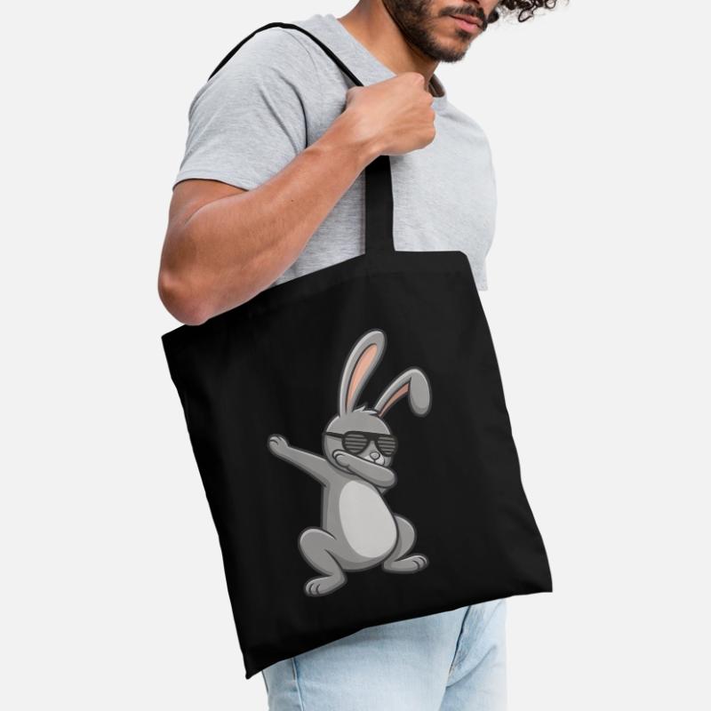 Easter Bunny Dab Easter Tote Bag