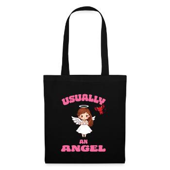 Angel or Devil - Tote Bag - black - Front