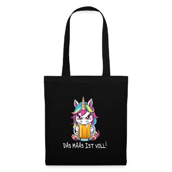 Beer Rainbow Unicorn Meuse Unicorn Evil Beer - Tote Bag - black - Front