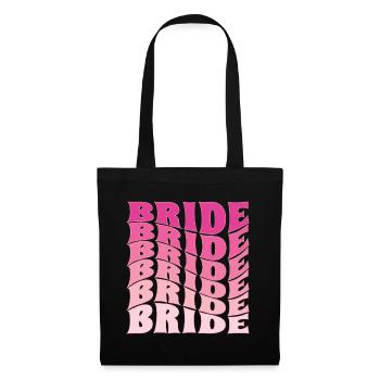 Retro Bride Future Mrs, Bachelorette Party Gift - Tote Bag - black - Front