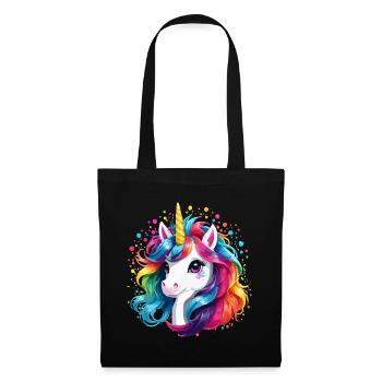 Unicorn Kids Rainbow Pony Horse Girl - Tote Bag - black - Front