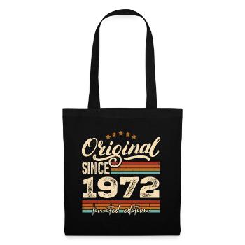 Original 1972 Vintage - Cadeau D’anniversaire 1972 - Sac en tissu - noir - Devant