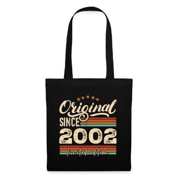 Original 2002 Vintage - 2002 Birthday Gift - Tote Bag - black - Front
