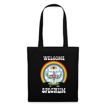 Welcome to the Spectrum - Stoffbeutel - Schwarz - Vorne