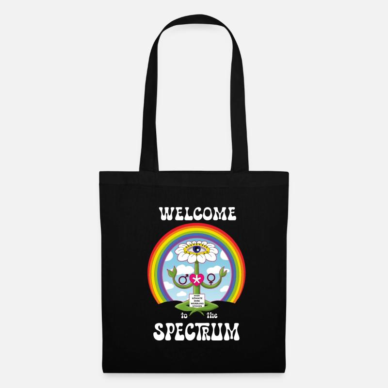 Welcome to the Spectrum - Stoffbeutel - Schwarz