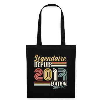 Légendaire Depuis 2017 - Sac en tissu - noir - Devant