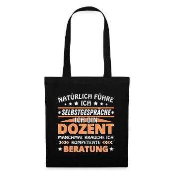 I'm Talking to Yourself - Lecturer Edition - Tote Bag - black - Front