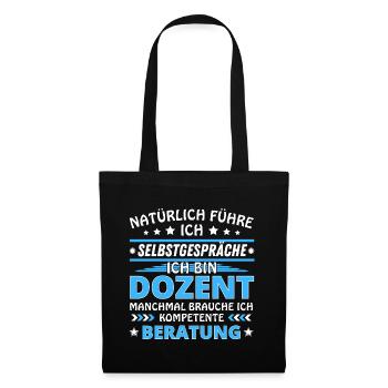 I'm Talking to Yourself - Lecturer Edition - Tote Bag - black - Front