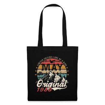 Mai 1985 Cadeau D'anniversaire Mai 1985 Original - Sac en tissu - noir - Devant