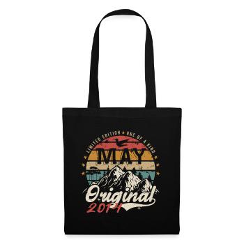 Mai 2014 Cadeau D'anniversaire Mai 2014 Original - Sac en tissu - noir - Devant