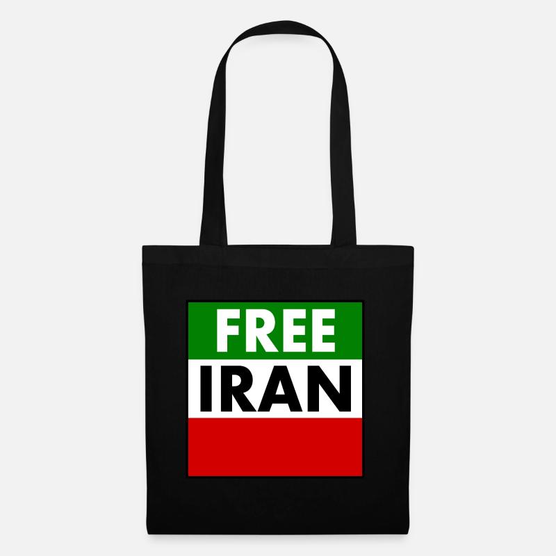 Free iran - Stoffbeutel - Schwarz