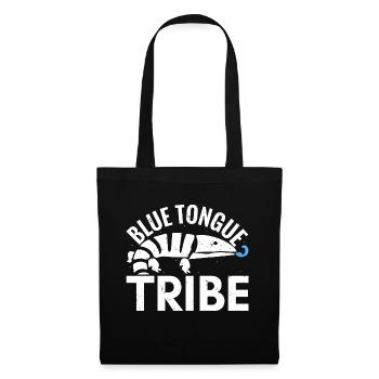 Bluetongue lizard, skink, smooth lizard, blue tongue - Tote Bag - black - Front