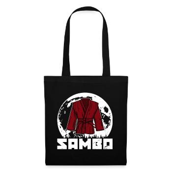 Artistes martiaux Sambo lutte art martial russe - Sac en tissu - noir - Devant