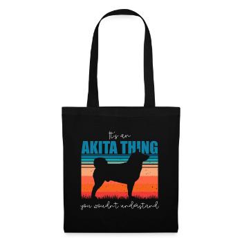 Akita - Tote Bag - black - Front