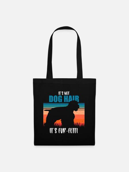 Cocker Spaniel américain - Sac en tissu - noir