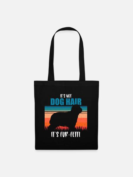 Bearded Collie - Stoffbeutel - Schwarz