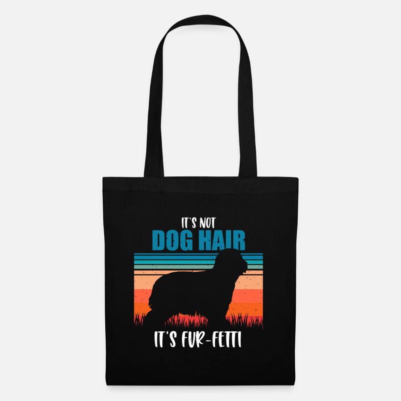 Bearded Collie - Stoffbeutel - Schwarz