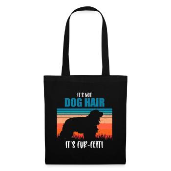 Cavalier King Charles Spaniel Geschenk - Stoffbeutel - Schwarz - Vorne