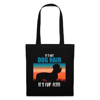 Dandie Dinmont Terrier - Tote Bag - black - Front