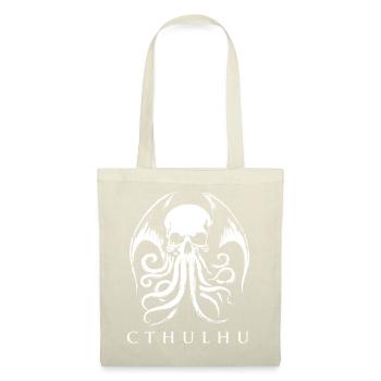 Cthulhu Gothic Totenschädel - Stoffbeutel - Natur - Vorne