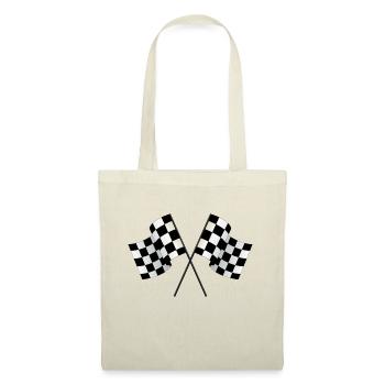 drapeaux de course - Sac en tissu - nature - Devant