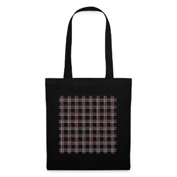 German sports fabric tartan - Tote Bag - black - Front