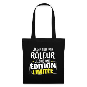 Râleur Grincheux Grognon Cadeau Homme Humour - Sac en tissu - noir - Devant