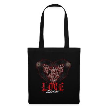 maladie de l’amour - Sac en tissu - noir - Devant