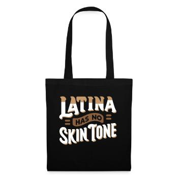 Latina Power Mexicain Espagnol Hispanique - Sac en tissu - noir - Devant