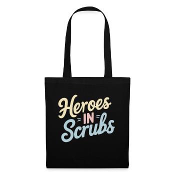 infirmière en soins intensifs, - Sac en tissu - noir - Devant