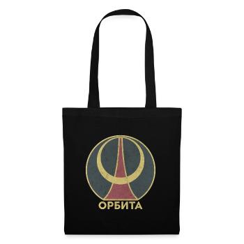 Orbite Gagarine Spoutnik Espace Russie Astronaute - Sac en tissu - noir - Devant